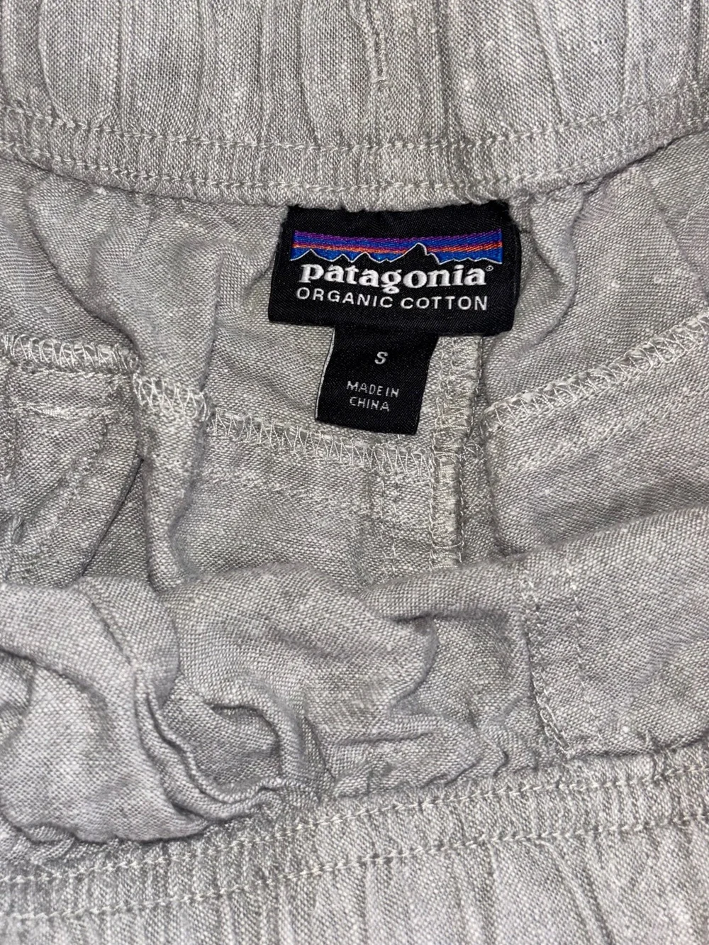 Patagonia Men's Heather Light Gray Elastic-Waist Drawstring Shorts